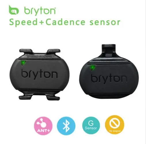 

Bryton Speed & Cadence Sensor for GPS Cycling Computer compatible GARMIN Edge 310 520 iGPSPORT iGS G-sensor ANT+ & Bluetooth