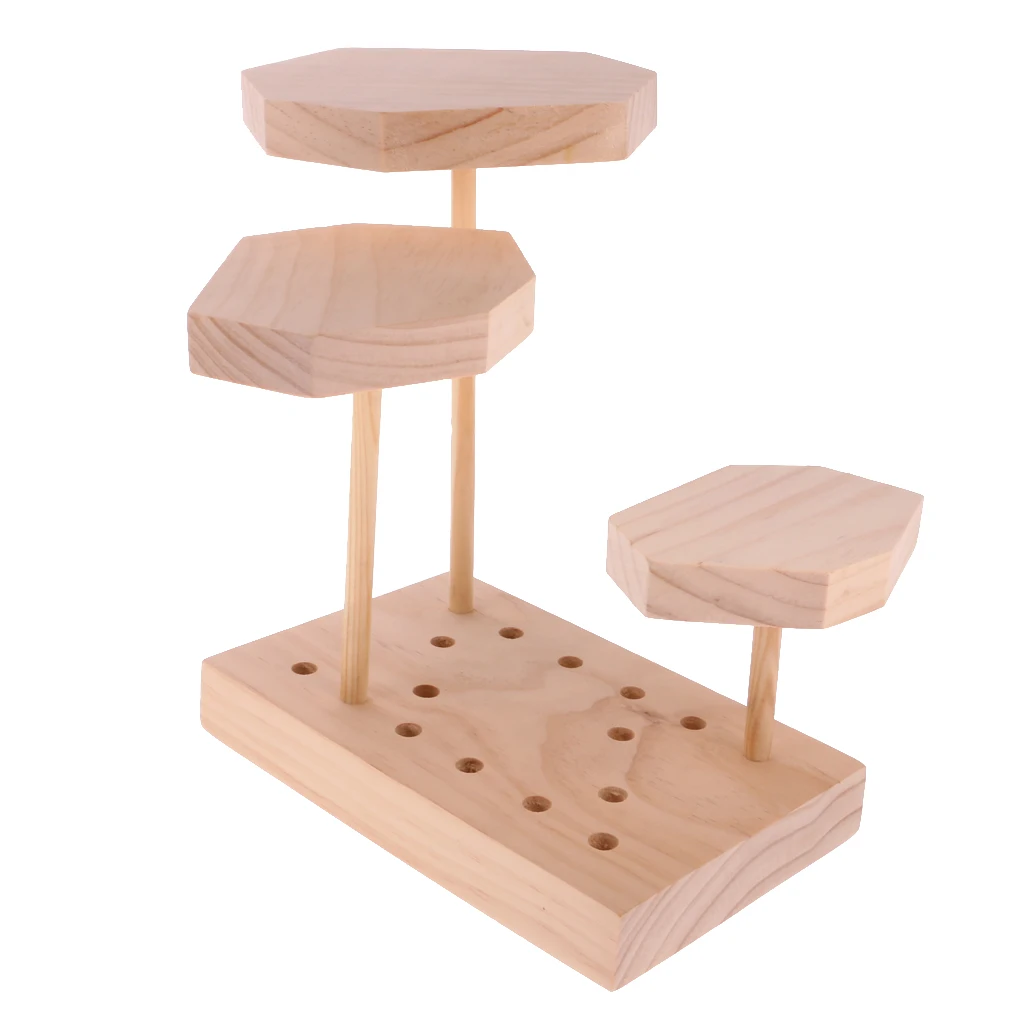 Wooden Jewellery Boxes Display / Plain Unfinished Wood Trinket Storage Box