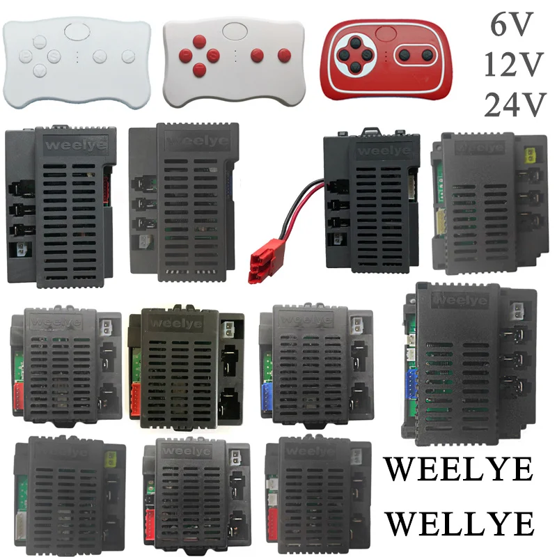12V 24V Electric Car Remote Control Weelye Wellye RX18 23 37 71 74 19 88 79 16 22 25 30 Children Electric Ride on Car Remote Controller Receiver Transmitter