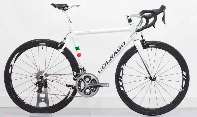 Белый углеродный дорожный велосипед Colnago C60 C64 с R7000 R8000 Groupset Carbon 50 мм wheelset | Спорт и