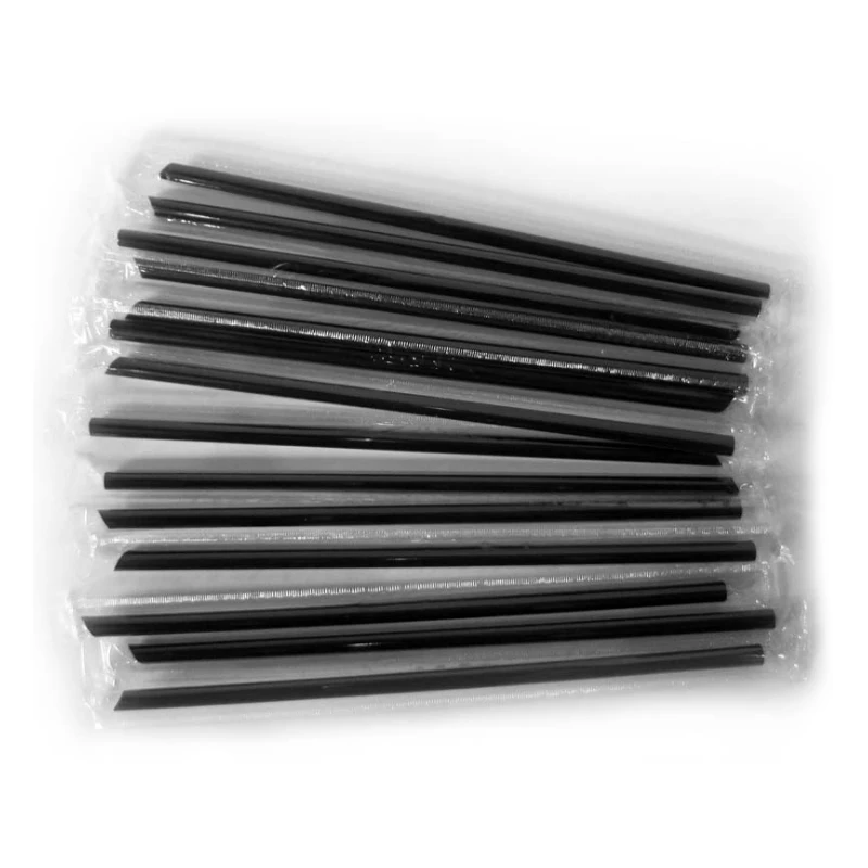 Clear Individually Wrapped Drinking PP Straws 100PCS