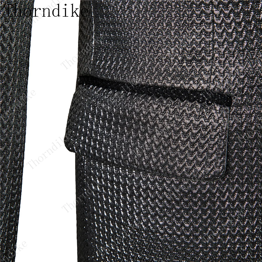 Trajes Para Hombre Slim Fit мужской костюм для свадьбы на заказ из 2 предметов мужские костюмы с брюками блестящий серый с черным костюмом жениха