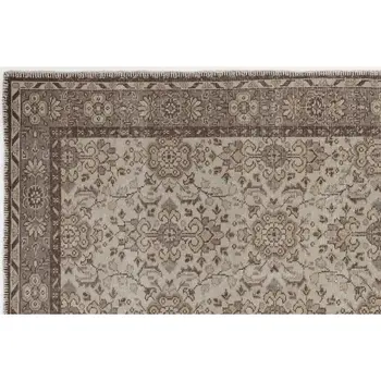 

Handmade Beige Vintage English English Area Rug 165x293 Cm-5'5''X9'7''
