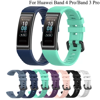 

Soft silicone Wriststrap for Huawei Band 4 Pro TER-B29S Watchband Bracelet for Huawei Band 3 ProTER-B29/Band 3 TER-B09 Wristband