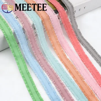

50yards 13mm Double Fungus Stretch Elastic Bands Rubber Laces Ribbon Folds DIY Sewing Handmade Apparel Baby Hair Tie Accessories