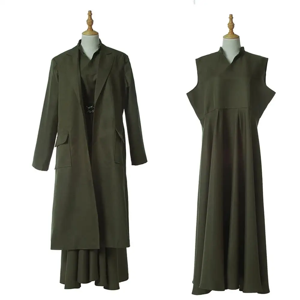 

Cosplaydiy Custom Made The Handmaid's Tale Costume Aunt Lydia Cosplay Dress Adult Halloween Suit L320