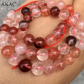 

1strand 8mm Free shipping natural red quartz loose beads for diy making design