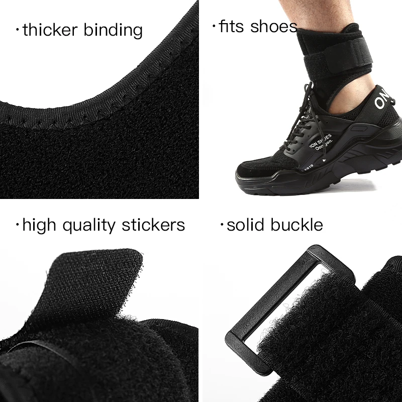 Ankle Support Strap Brace Orthosis Stabilizer Foot Guard Protector for Ankle Sprain and Plantar Fasciitis