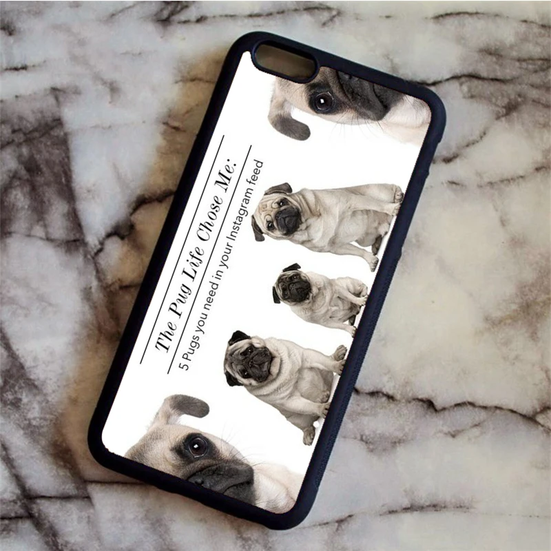 Многоцветный KETAOTAO Мопс король 1 культура собака Телефон чехол s для iPhone 4 5C 5S 6S 7 8 Plus X Чехол Мягкий ТПУ резиновый силиконовый - Цвет: Многоцветный