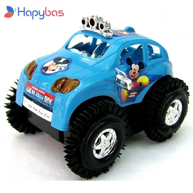 

Blue/ red color cute electric dump truck cartoon type car toy