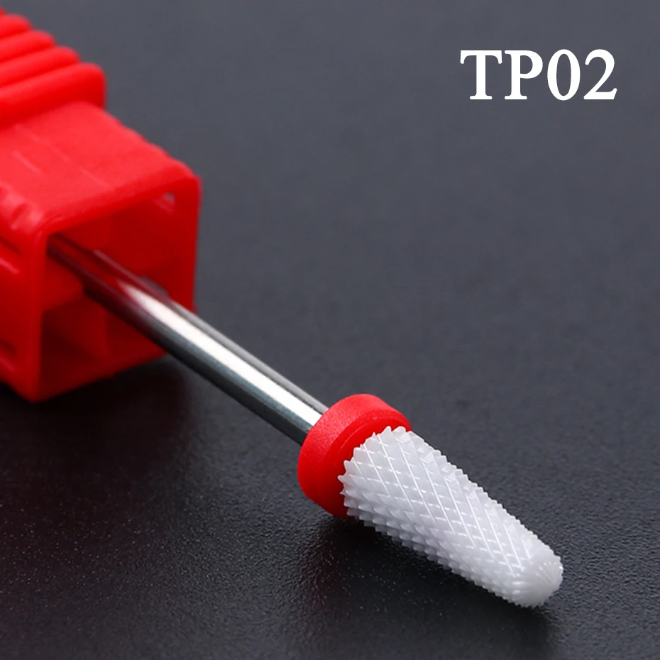 16 Тип керамический сверло для ногтей, электрические фрезы для маникюра, сверлильные головки, керамические s инструменты для удаления ногтей, аксессуары BETP01-16 - Цвет: TP02