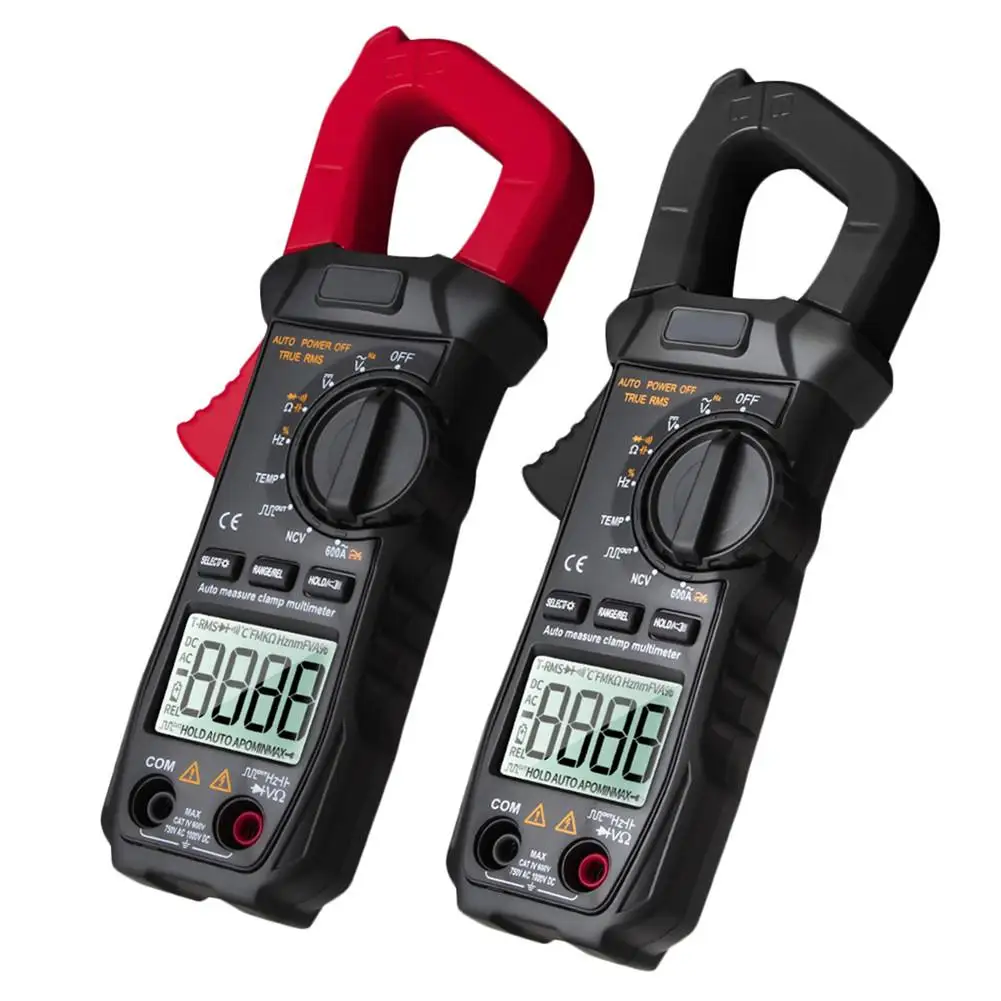 

LCD Digital Multimeter AC DC Voltage Freguency Multitester Current Tester Clamp Type Voltage Current Measurement Instruments