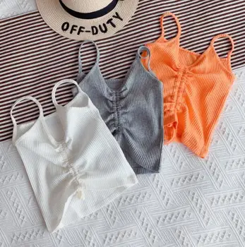 

2020 Hot Selling Baby Girls Vest Summer Kids Girls Vests 2-7Years
