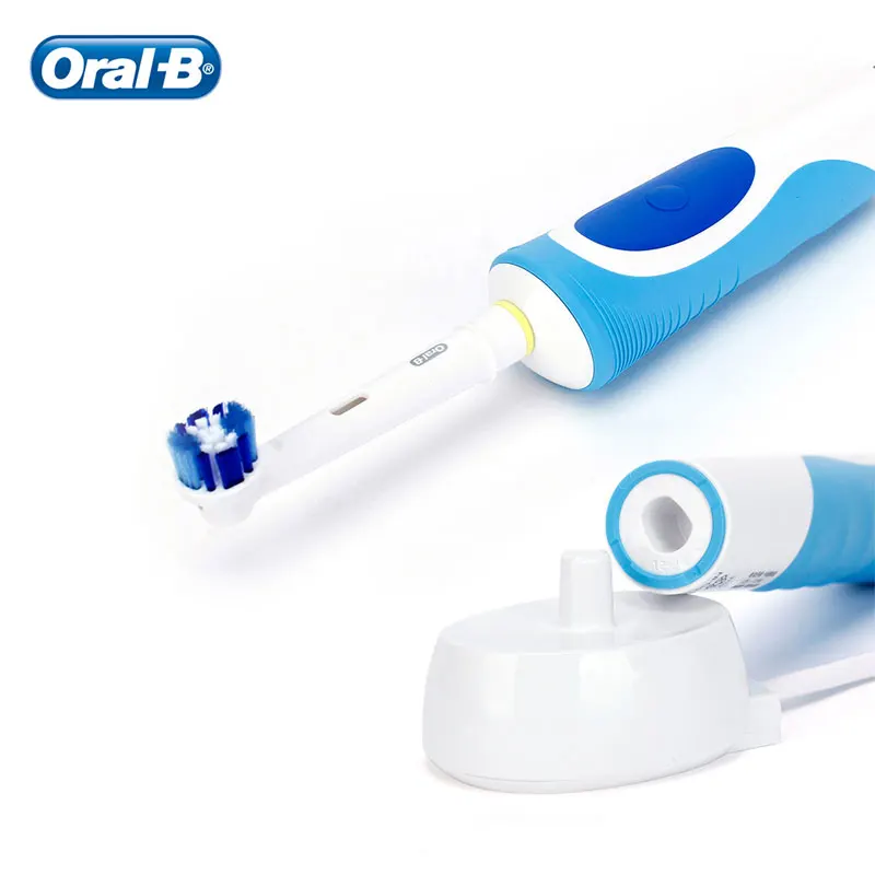 Oral B Vitality Electric Toothbrush Precision Clean 2 Mins Timer Rechargeable 4 Gift Replace Brush Head
