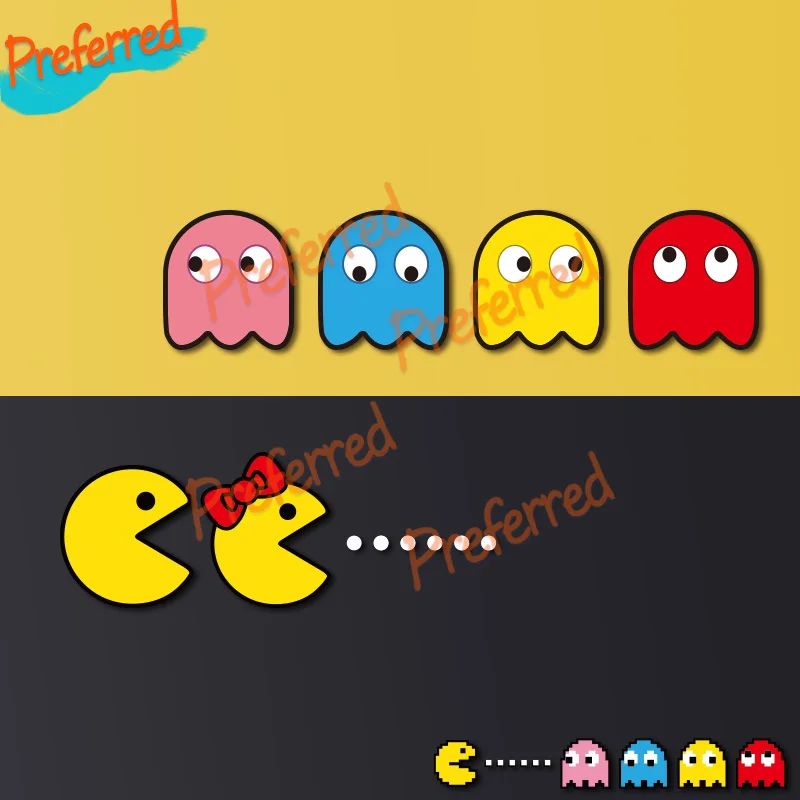 Красочная наклейка Pacman hellafпышная бомба JDM для мотокросса | Автомобили и мотоциклы
