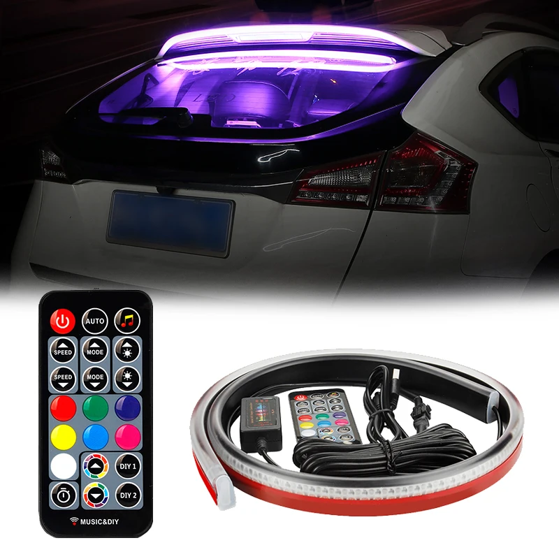 Niscarda светодиодный лобовое стекло для автомобиля звуковой пульт активированный
