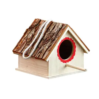 

Solid Wood Birdcage Making Bird Cage Outdoor Decoration Bird Nest Pet Bird Cage Breeding Hatching Box Base