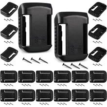 

20 Pieces Battery Ready Dock Holder Compatible with DeWalt 20V 60V Battery Battery Tool Mounts with 60 Pieces Screws