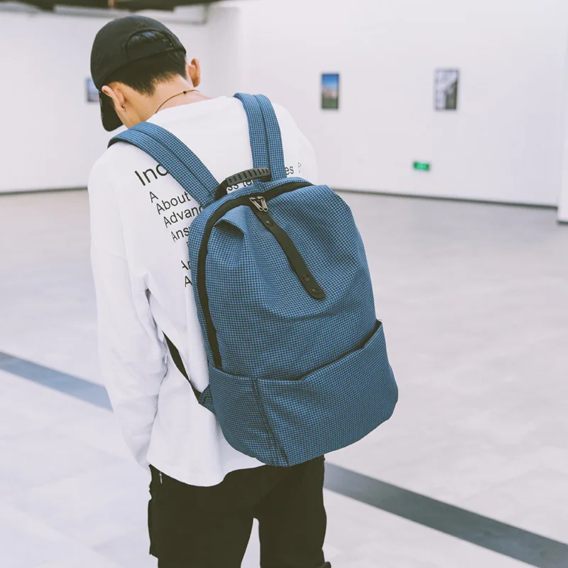 

New Korean outdoor fashion student backpacks leisure youth backpacks new fashion male backpacks