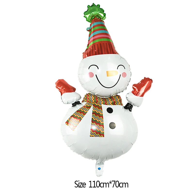 1 шт., Рождественский шар с фольгой, милый воздушный шар Санта-Клауса, снеговик, для рождественской вечеринки, Детские воздушные шары, украшения, 8 - Цвет: B15