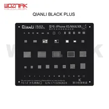QIANLI черный плюс реболлинг трафарет универсальный для IPHONE 6 6P 7 7P 8 8P X XS XR XSMAX A8 A9 A10 A11 A12 cpu NAND IC стальная сетка