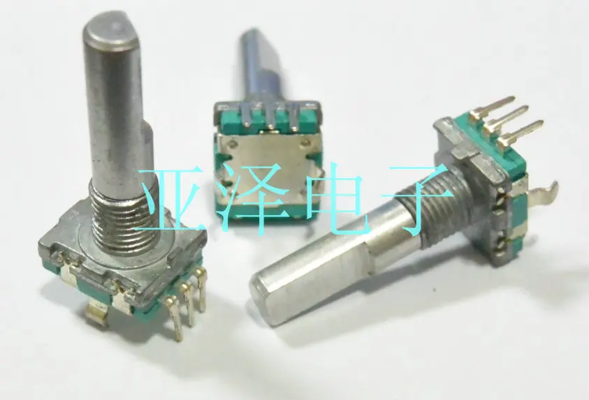 2PCS/LOT EC11 type encoding switch without press 20 positioning number pulse shaft length 25MM | Обустройство дома