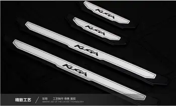 

High quality stainless steel Scuff Plate/Door Sill Protector Sticker Car Styling For Ford KUGA