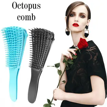 

Detangling Brush Hair Detangler Scalp Comb Wet/dry Professional Salon Hairbrush Hair Curly Knot Brush Natural Hair Anti-tie A1A1
