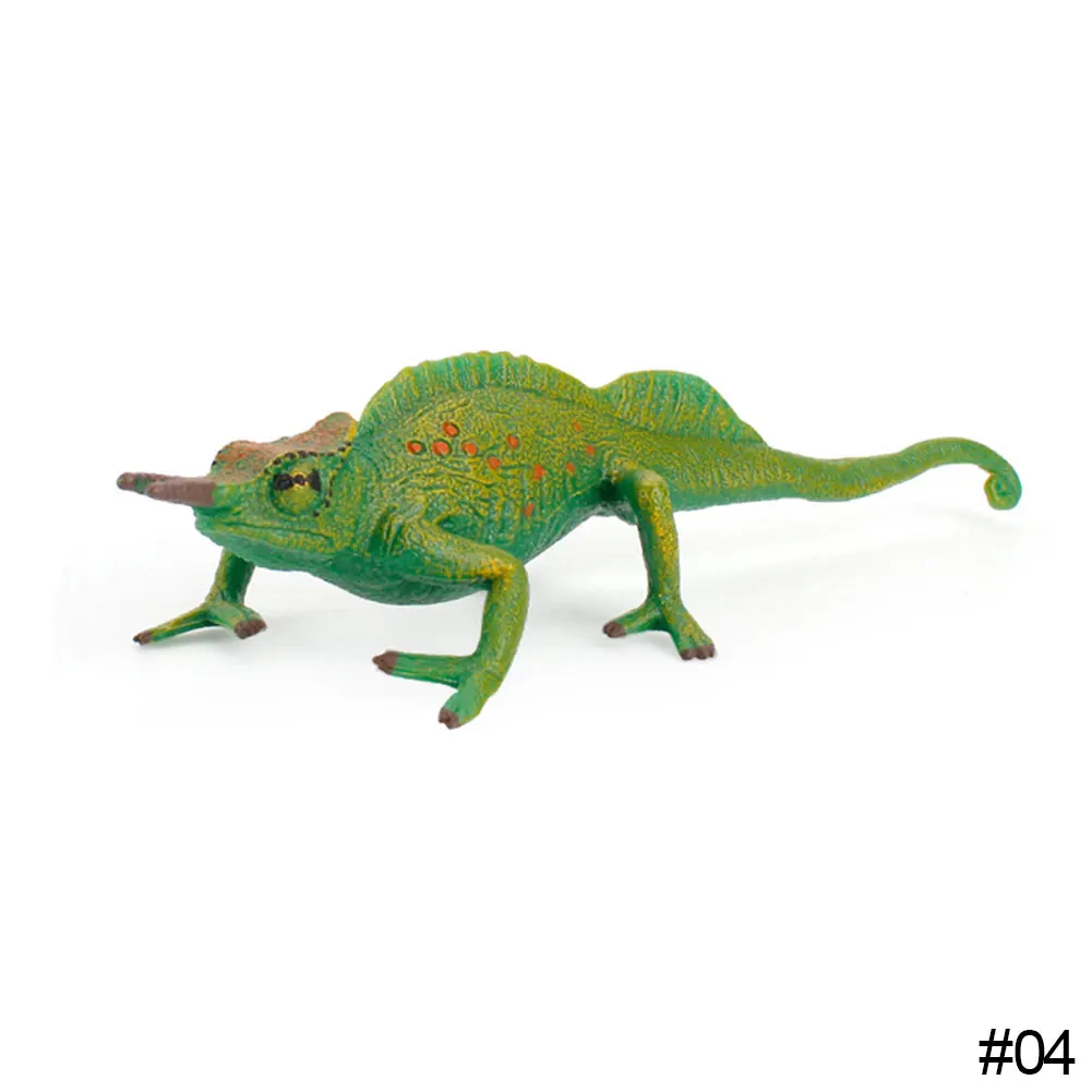 DOITEM Set di 20 personaggi rettili da gioco con lucertole colorate, giocattolo di animali da collezione rettili d'azione, rettile, giocattolo di lucertole per giocattoli educativi
