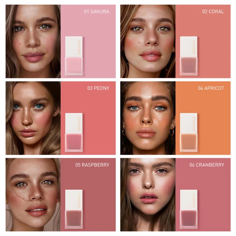 Стойкая водостойкая грязеотталкивающая осветляющая Кожа Цвет Румяна для лица макияж жидкость цвета "нюд" румяна