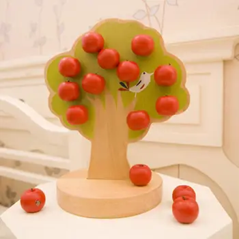 

Children Magnetic Toy Fruit Tree Kids Learning Counting Early Educational Game Parent-child Interactive Play Birthday Gift