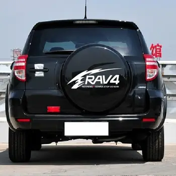 

Car Stickers Reflective Rav4 Spare Tire Stickers Back Tire Stickers Spare Tire Cover Decals For Toyota