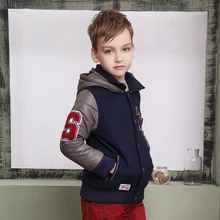 Детская куртка для мальчиков, модное пальто для мальчиков 4, 5, 6, 7, 8, 9, 10, 11, 12 лет, демисезонная ветровка с капюшоном, одежда для подростков