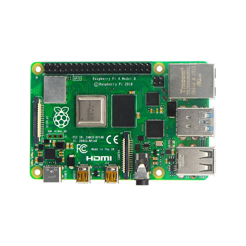 Оригинальный чехол BCM2711 для Raspberry Pi 4 Model B 1/2/4 ГБ ОЗУ опция Чехол | SD карта 32 Гб