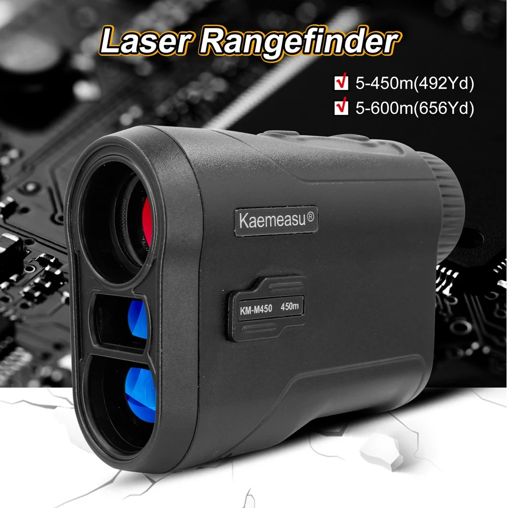 Laser Rangefinder 450m 600m Digital Rangefinder Suitable for Golf Hunting Measurement Angular Velocity Measurement Tool