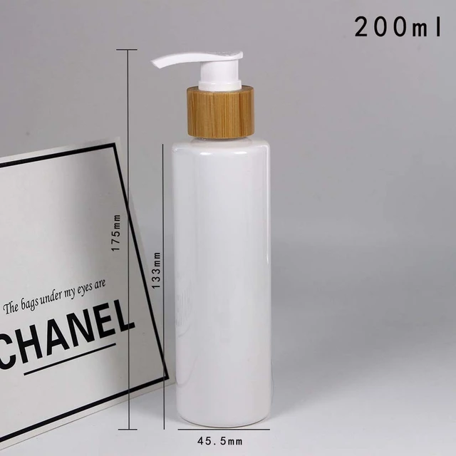 Botellas rellenables de plástico de 200ml, dispensador de bomba prensada  Pet blanco, contenedor de cosméticos para loción, Aceite de Masaje, champú  y crema - AliExpress