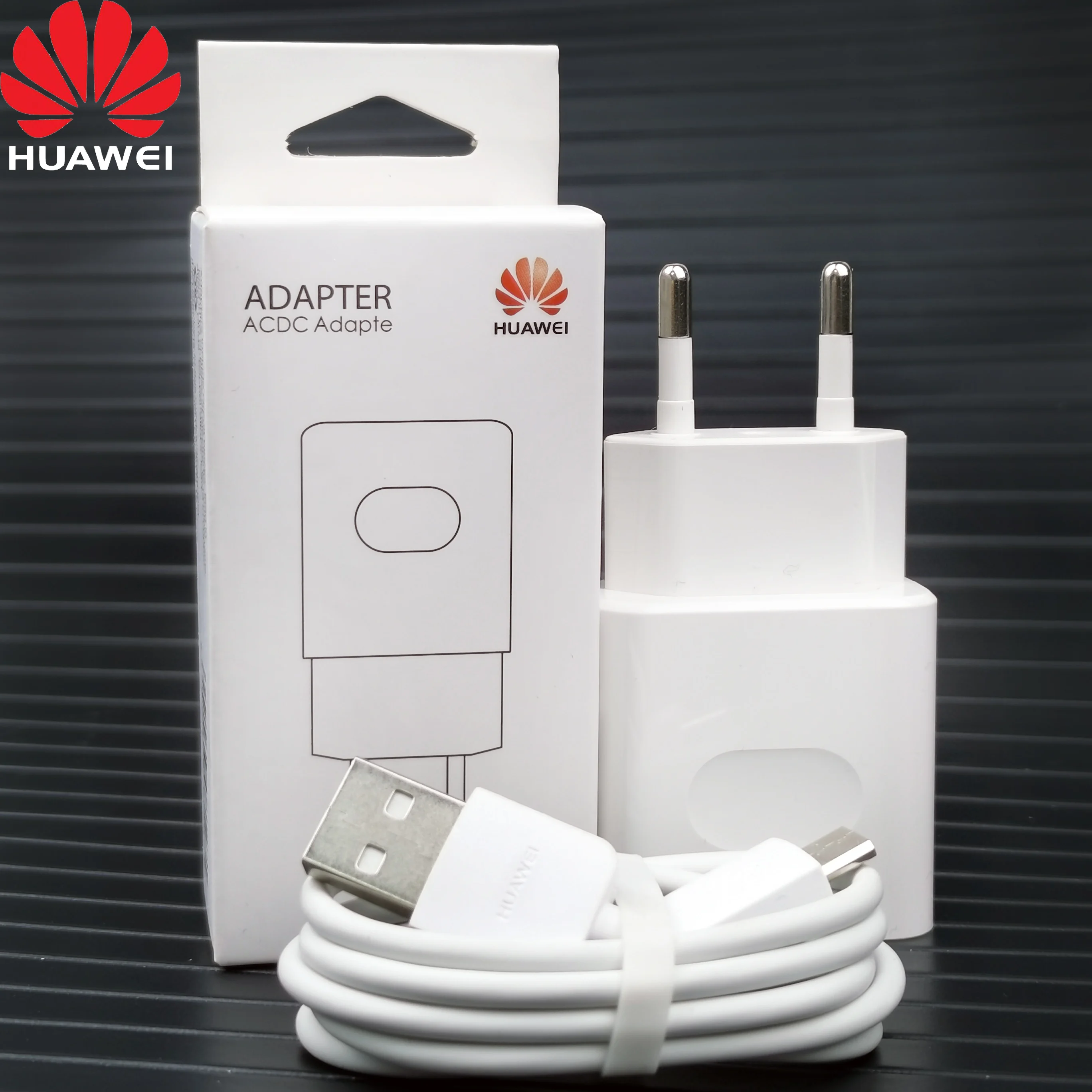 Оригинальное зарядное устройство huawei mate 10 lite P10 18 Вт дорожный EU кабель Micro usb