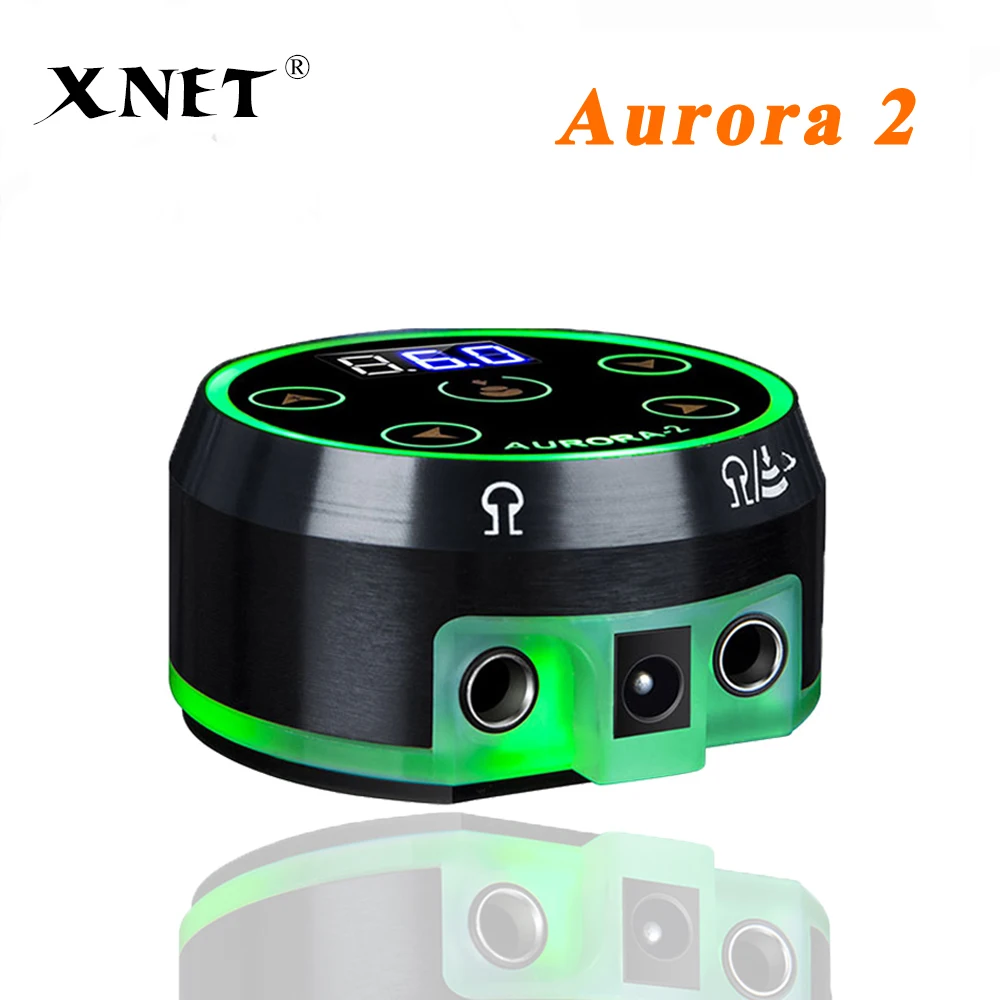 Блок питания XNET Aurora 2 для татуировок улучшенный цифровой источник с сенсорным ЖК