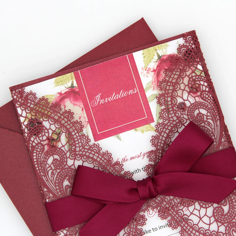 Laser Cut Invitation Cards