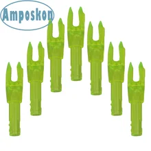 100 шт прозрачный синий/желтый/красный/оранжевый/зеленый стрельба из лука S Размер Стрелы Вал "G" Nocks маленький паз,. 088