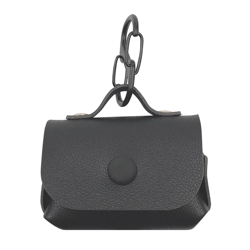 EA03 Black Чехол для наушников для Airpods Pro, кожаный чехол с милым 3D рисунком, чехол для наушников с Bluetooth для Apple AirPod Air Pods Pro 3, чехол - Цвет: EA03 Black