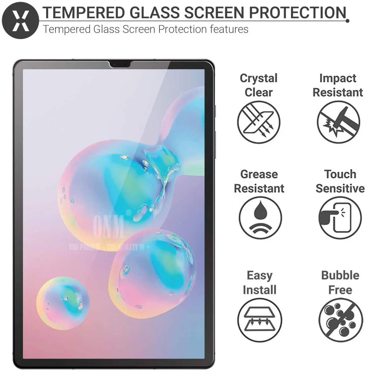Стекло для samsung Galaxy Tab S6 10,5 защита экрана 9H закаленное стекло для samsung Tab S6 SM-T860 SM-T865 пленка для планшета