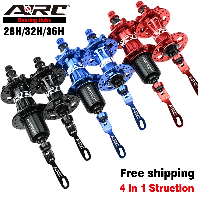 ARC MTB Hub NBK 4 Sealed Bearing Hub 28/32/36 Holes Mountain Bike Hub Disc brake Aluminum