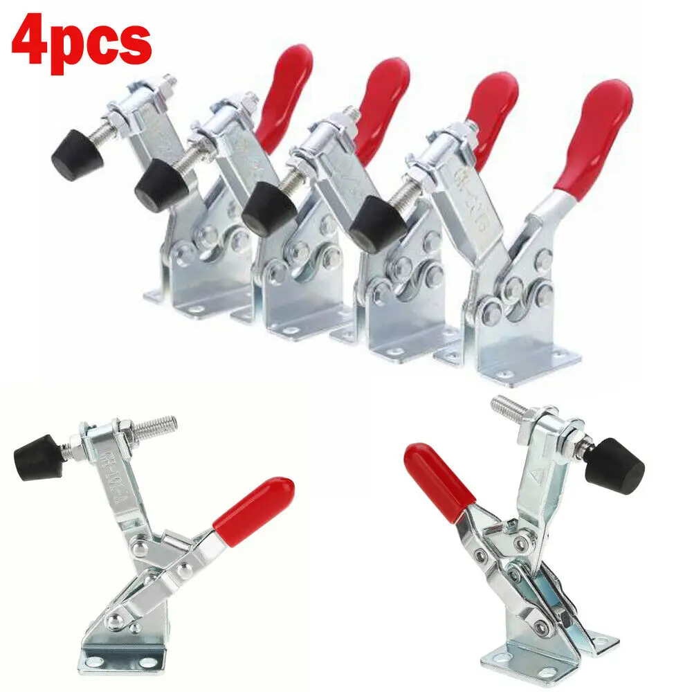 

4pcs Engraving Machine Fastening Platen CNC Fixture Quick Clamp for Wood Aluminum Metal Fixed Tools