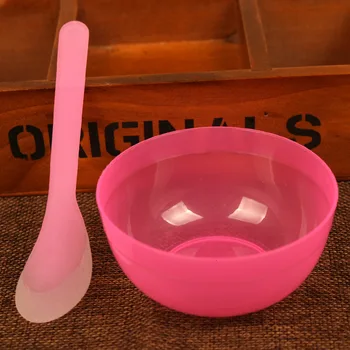 

5 Set Pink Mask Bowl DIY Face Mask Bowl Women Cosmetic Makeup Tool Professional Spatula Stick Measuring Spoon Kit