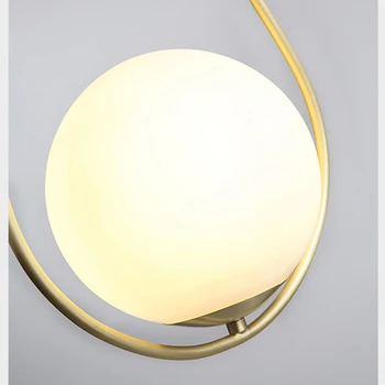 

Nordic Led Copper Pendant Lights Balcony Simple Aisle Hanging Lamp Bedroom Bedside Art Lustre Suspension Dining Room Reading Bar