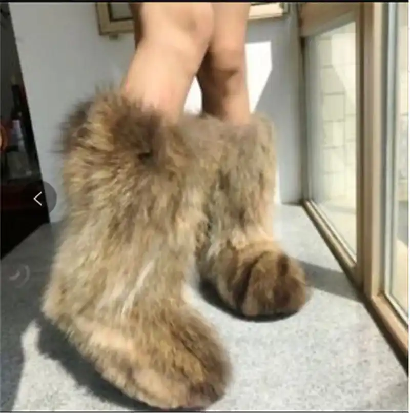 big furry boots