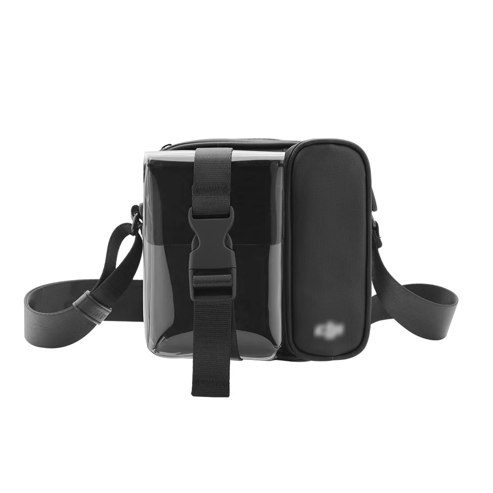 Black Портативный для DJI Mavic мини Дрон дистанционного EVA жесткий корпус независимая Сумка Для Хранения Чехол пропеллеры USB кабель аксессуары - Цвет: Black