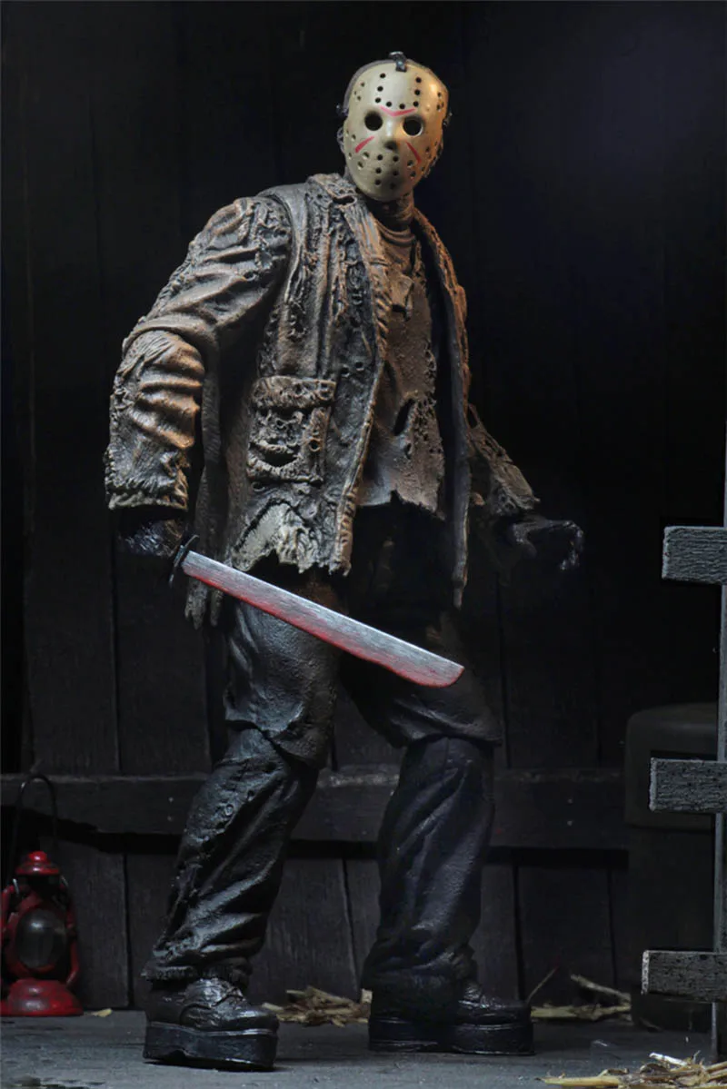 Тип NECA Freddy Jason FVJ Ultimate Джейсон Вурхиз фигурка модель игрушки кукла для подарка