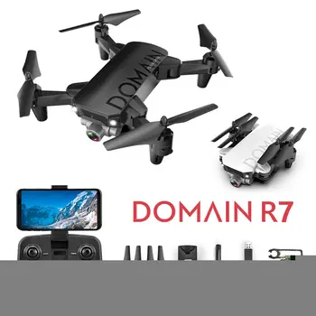 

R7 Folding RC Racing Drone RC Helicopter 360 Degree Flip and Rolls Headless Mode RC Aircraft Toy with Two Batteries